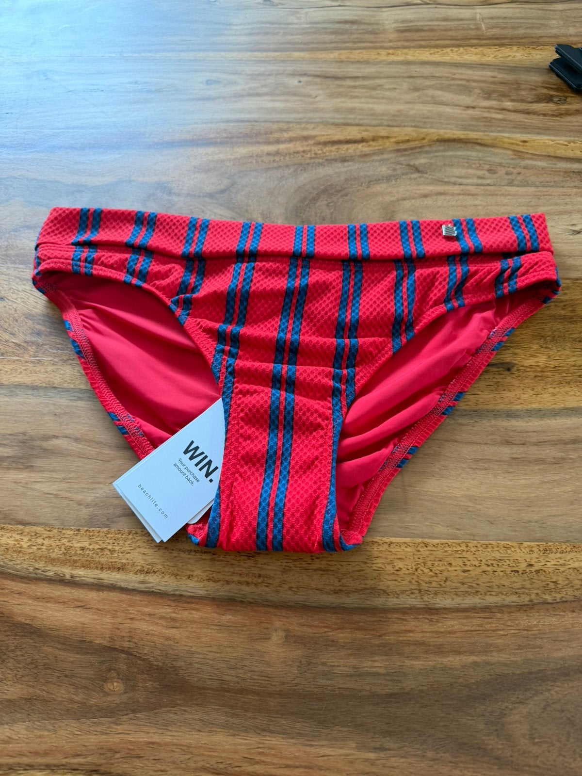 Beachlife bikini slip maat 36 model  turnover, Verzenden, Nieuw, Rood, Overige typen