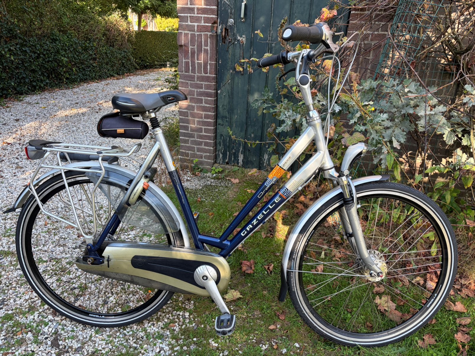 Mooie Gazelle Orange Limited Edition, 28 inch, 61 cm, 8 V, Ophalen, Gebruikt, Versnellingen, 56 cm of meer