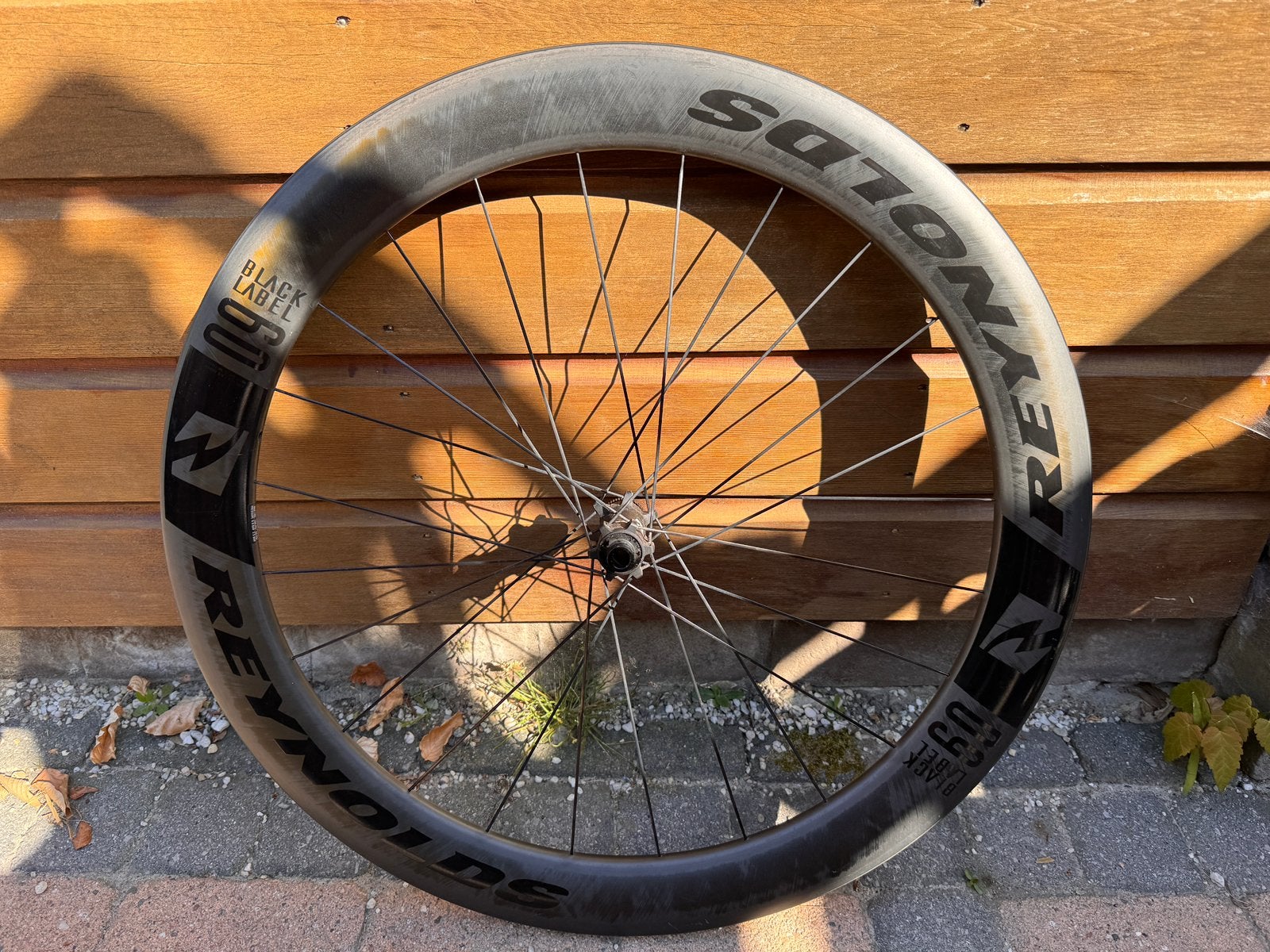 Reynolds Assault Black Label voorwiel disc SCHADE carbon, Wiel, Gebruikt, Ophalen of Verzenden, Ligfiets