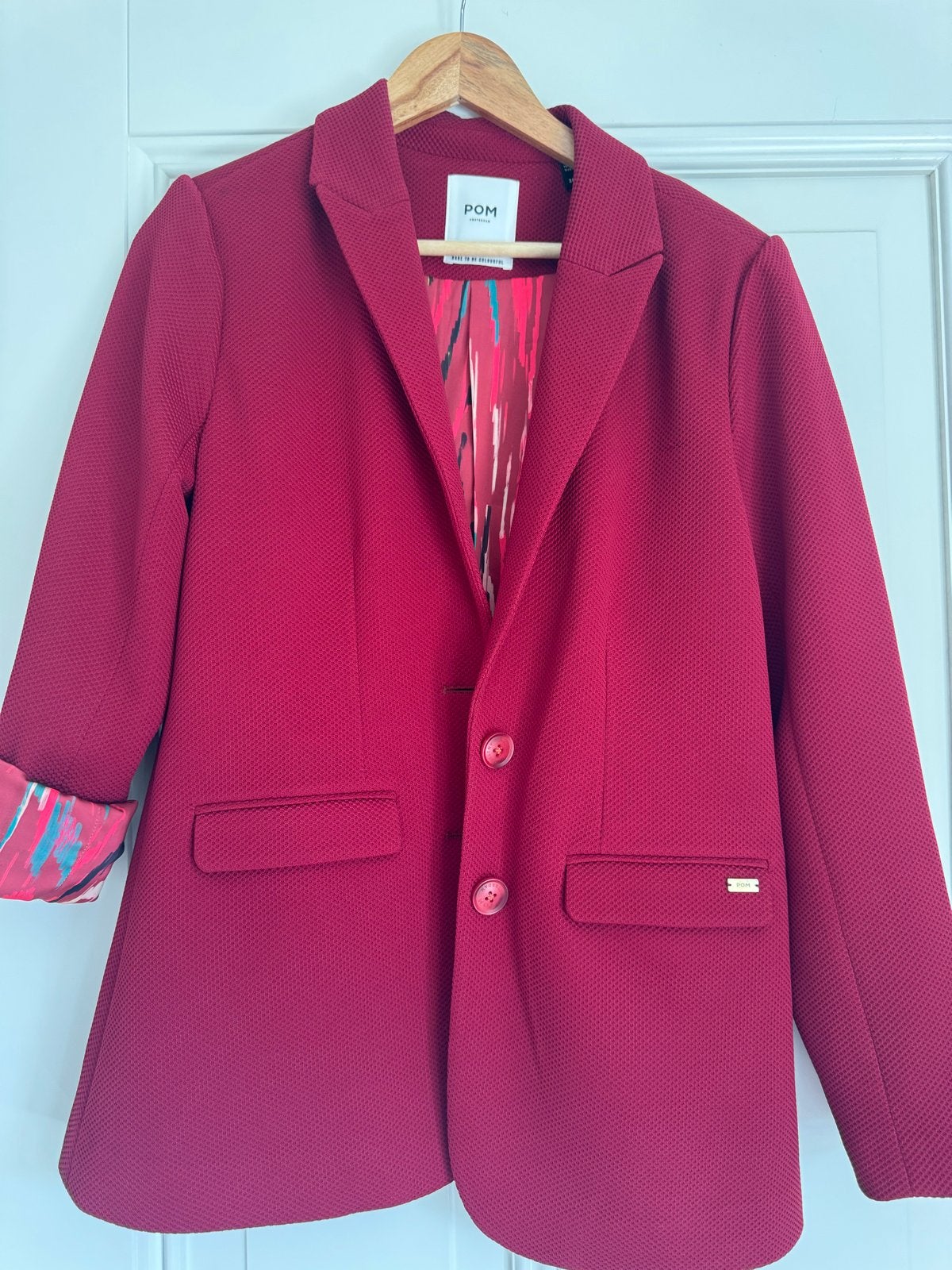 POM Amsterdam Blazer - Maat 38 (ook kleine 40), Maat 38/40 (M), Ophalen of Verzenden, Jasje, Gedragen