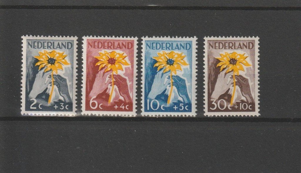 Nederland 1949, NVPH 538 t/m 541, Postfris., Verzenden, Na 1940, Postfris