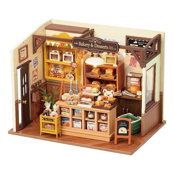 Robotime Becka's Baking House DG161 Bouwpakket Nieuw, Groter dan 1:32, Nieuw, Ophalen of Verzenden, Robotime
