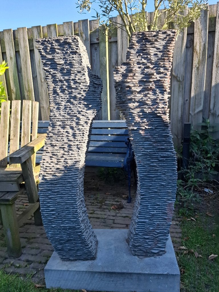 Waterornament, Tuin en Terras, Ophalen, Gebruikt, Hardsteen, Waterornament