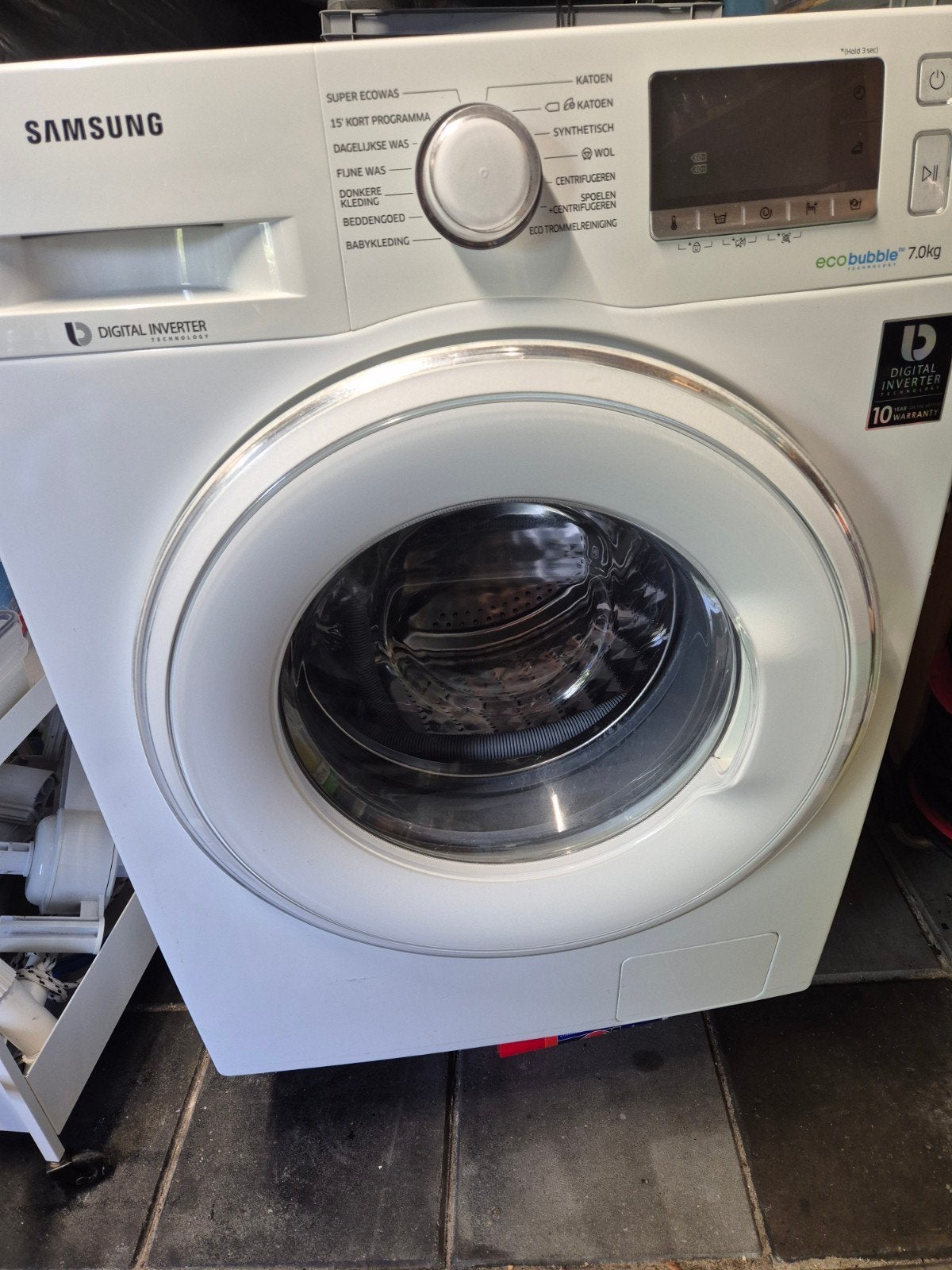 samsung eco bubble wasmachine, Ophalen of Verzenden, Zo goed als nieuw, 85 tot 90 cm, 1200 tot 1600 toeren