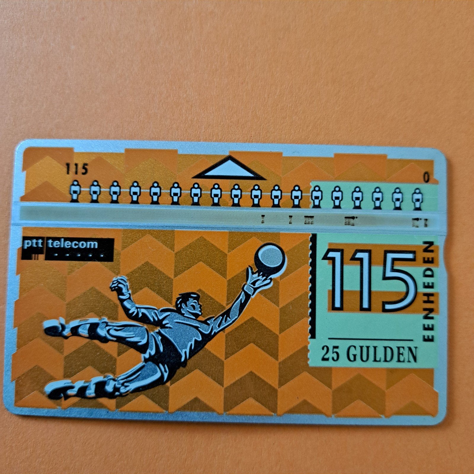 PTT Telecom telefoonkaart 115 'honderdvijftientje' KNVB, Ophalen of Verzenden, Nederland