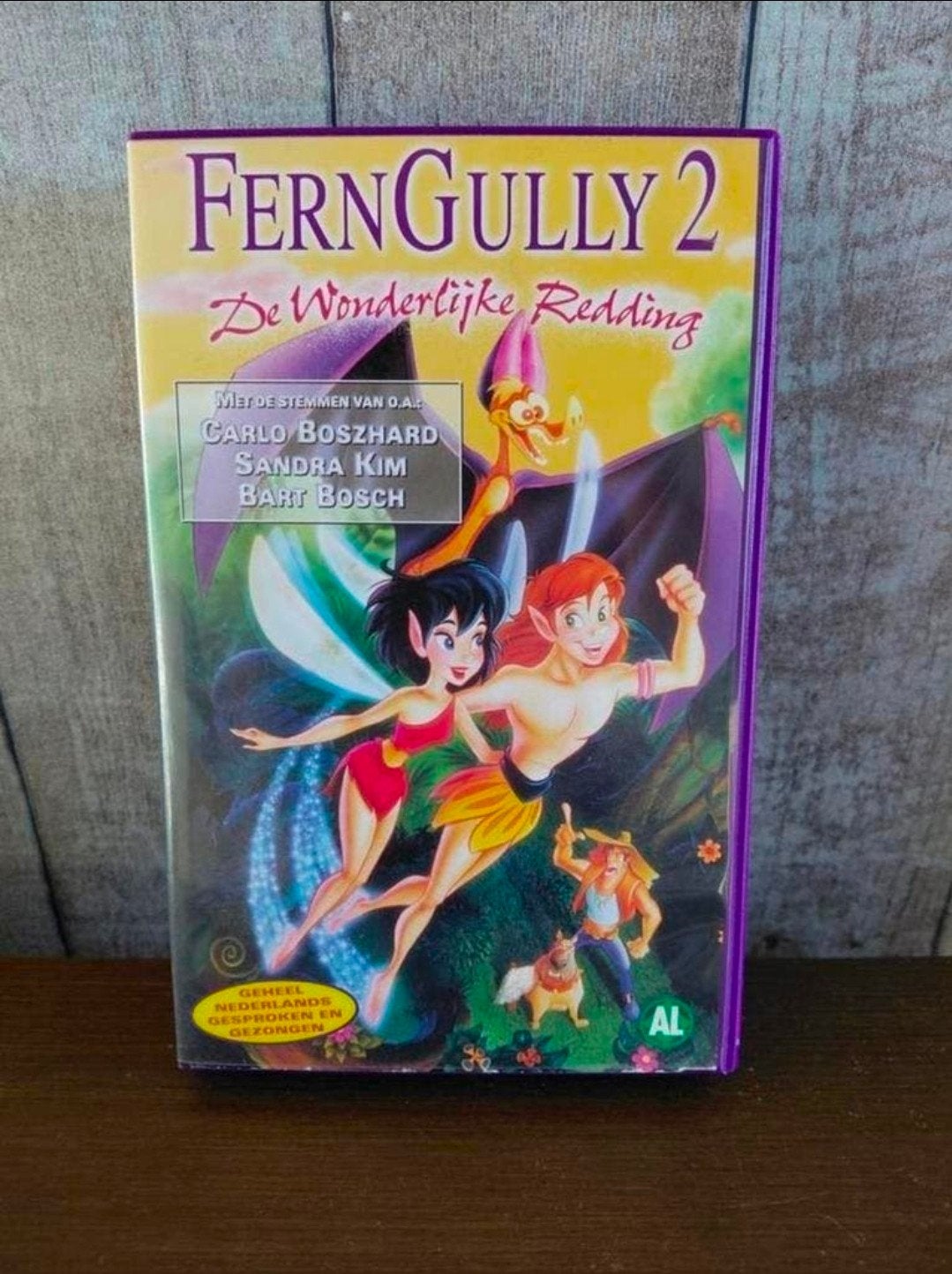 Fern Gully 2 De Wonderlijke Redding videoband., Gebruikt, Tekenfilm, Alle leeftijden, Ophalen of Verzenden