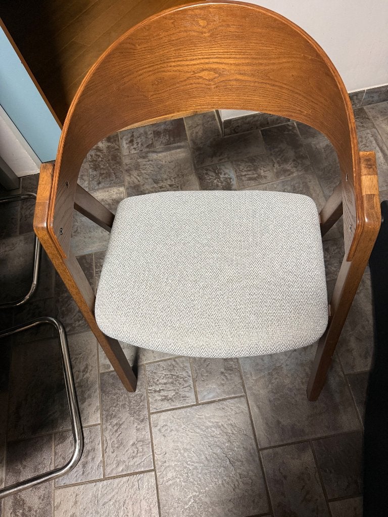 Eetkamerstoelen, Ophalen, Bruin, Zo goed als nieuw, Stof