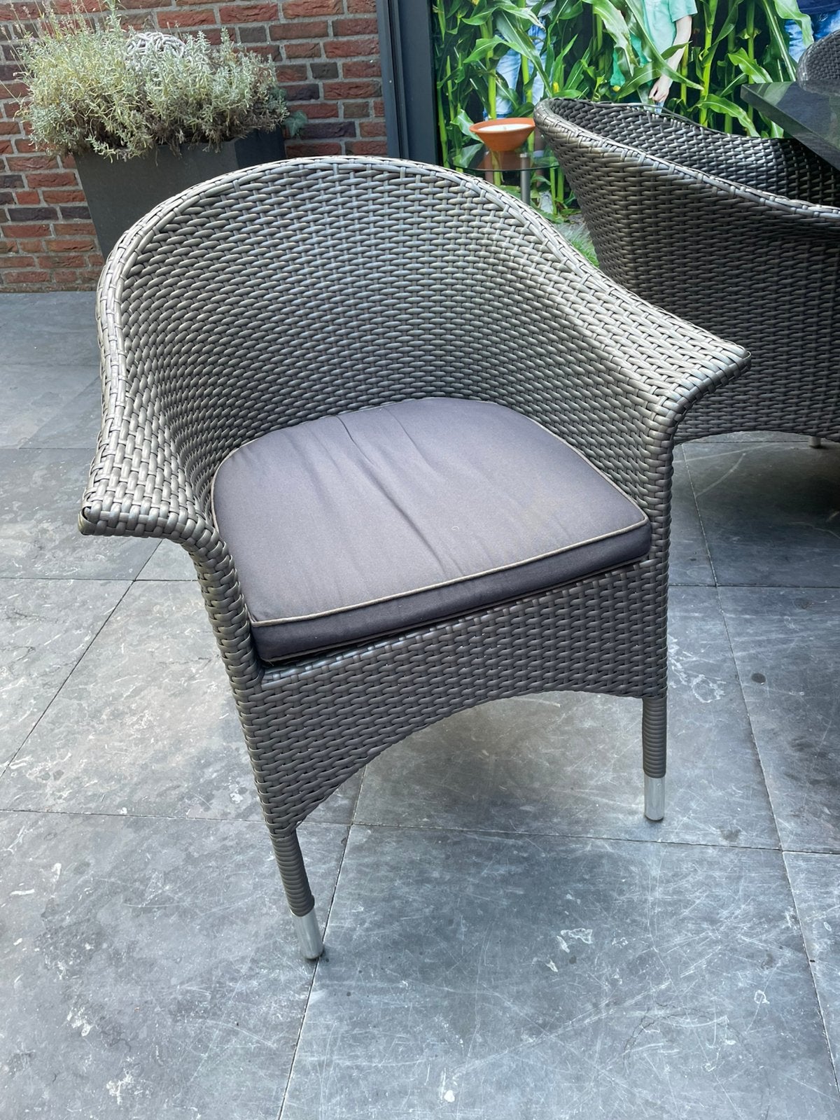 6 tuinstoelen merk live, Tuin en Terras, Tuinstoelen, Ophalen, Gebruikt, Kunststof