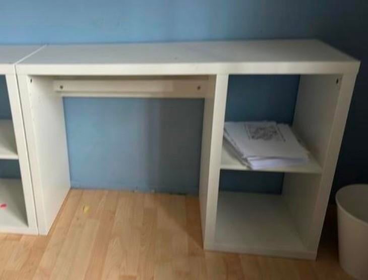 Kallax bureau, Huis en Inrichting, Bureaus, Ophalen, Zo goed als nieuw