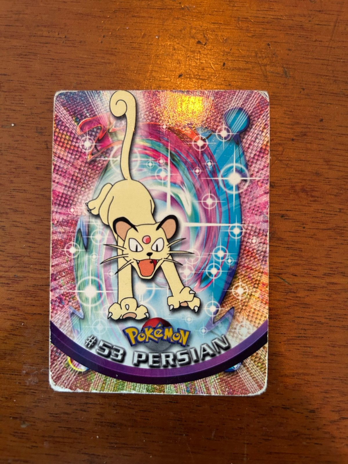 Vintage Pokémon Topps TV Animation Edition #53 Persian, Hobby en Vrije tijd, Verzamelkaartspellen | Pokémon, Ophalen of Verzenden