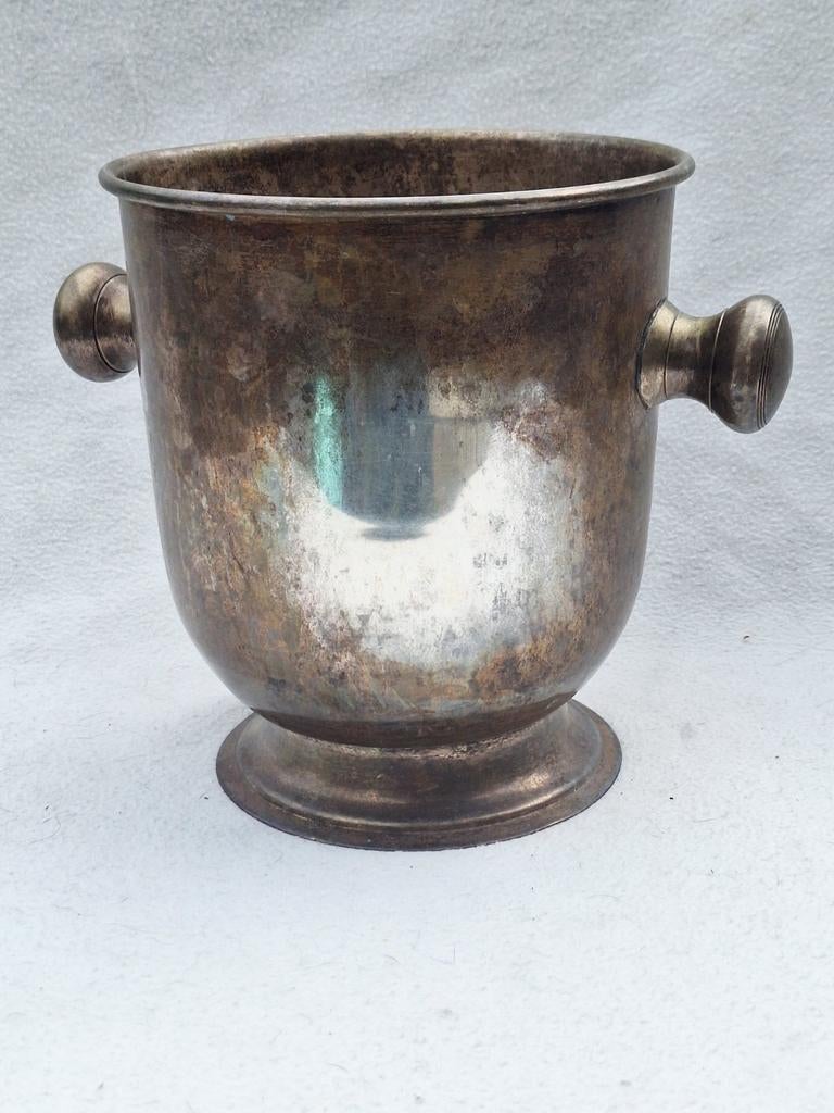 Antieke Zilveren Champagnekoeler / IJsemmer, Ophalen of Verzenden