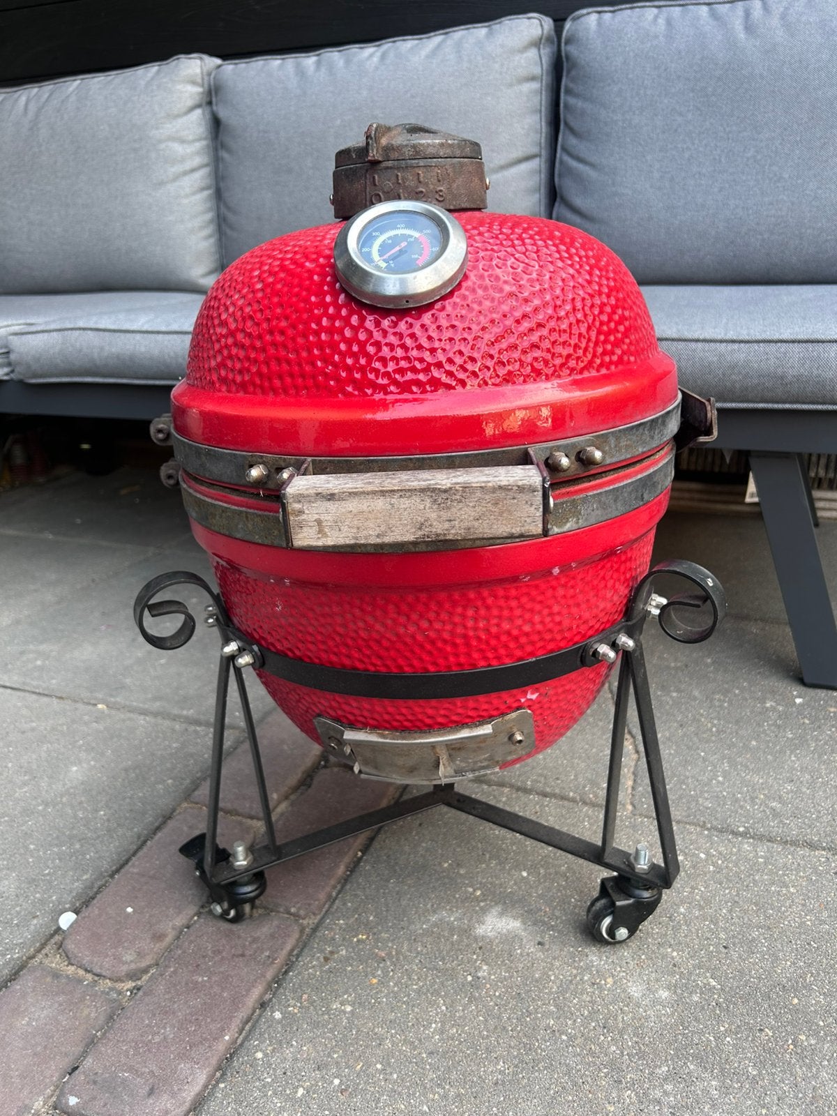 Kamado bbq 13inch, Ophalen, Gebruikt
