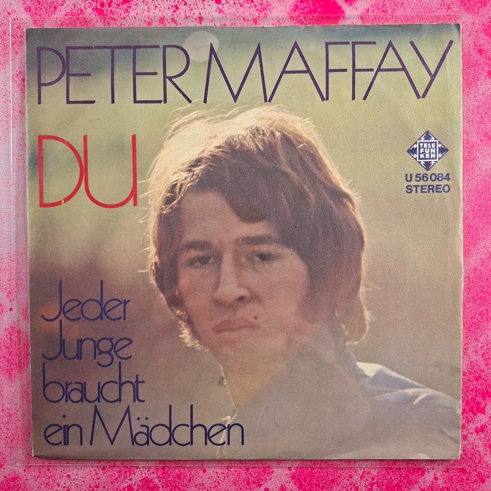 Peter Maffay Du single, Cd's en Dvd's, Vinyl Singles, Gebruikt, 7 inch, Ophalen of Verzenden, Overige typen