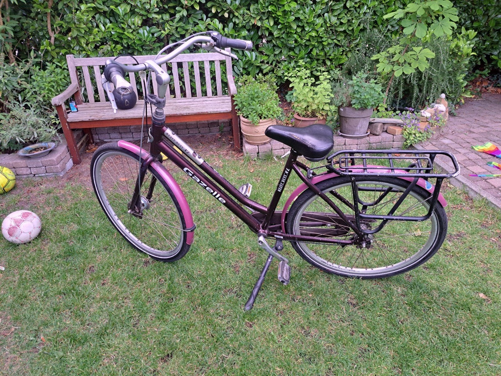 Gazelle Heavy Duty NL Damesfiets Framemaat 54, Ophalen, Versnellingen, Gazelle, Trommelrem