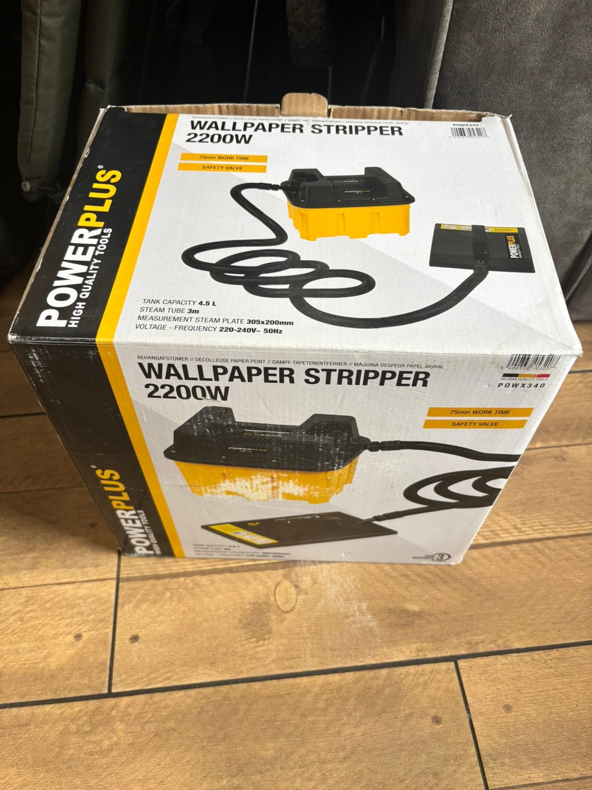 Behang afstomer, Ophalen, Zo goed als nieuw