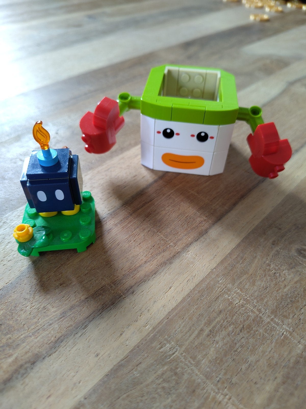 Lego Mario Bowser jr's clowncar 71396, Ophalen, Lego, Zo goed als nieuw, Complete set