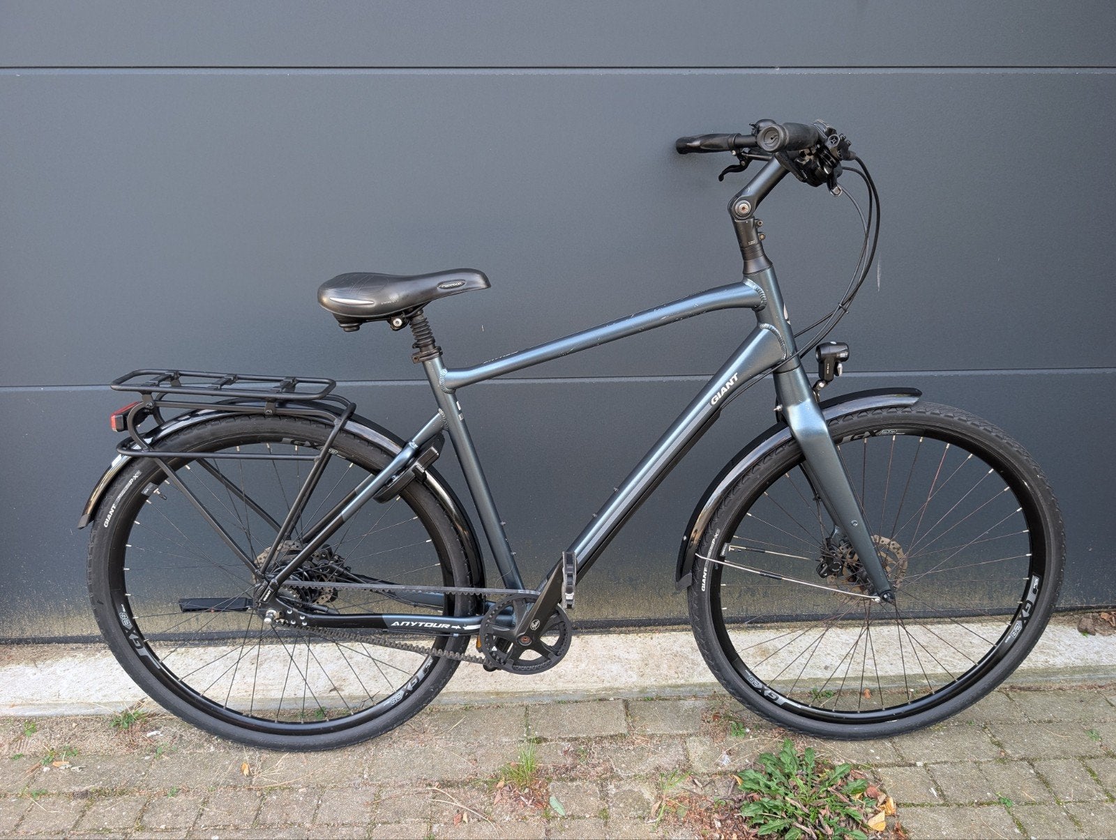 Giant Anytour belt met Alfine 8 naaf en hydraulische schijfr, Ophalen, 53 tot 56 cm, Giant, Schijfrem