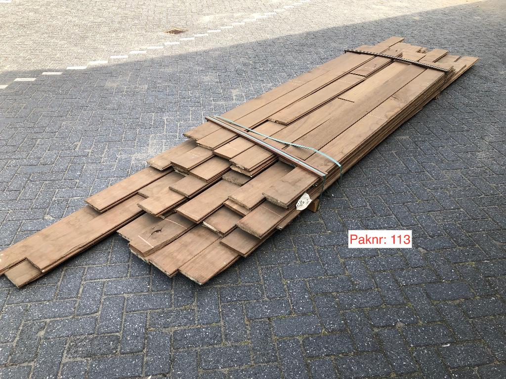 Partij Ayous Thermisch gemodificeerd gevelbekleding, Ophalen, Nieuw, 250 cm of meer, Planken