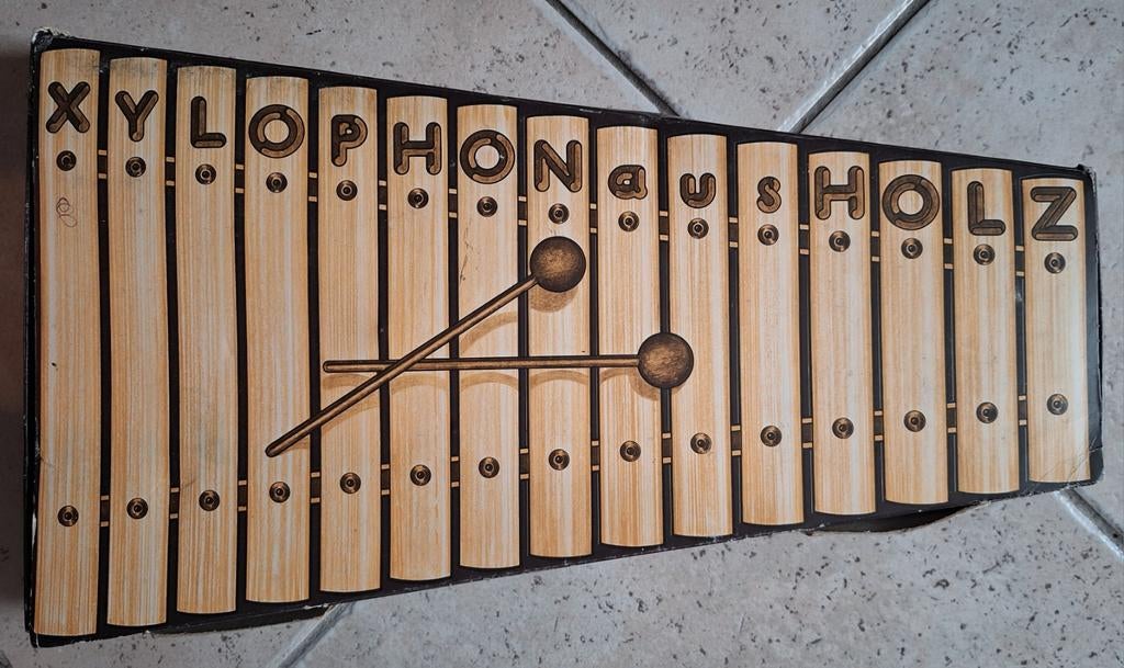 Vintage Houten Xylofoon - Made in USSR, Muziek en Instrumenten, Ophalen of Verzenden, Gebruikt