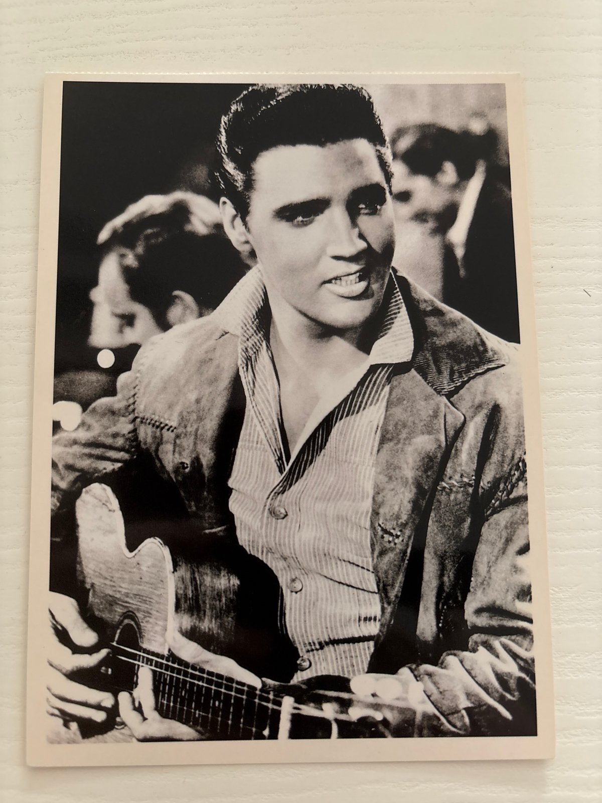 Fotobriefkaart Elvis Presley 12x17 cm, Verzamelen, Ophalen of Verzenden, Zo goed als nieuw, Foto of Kaart