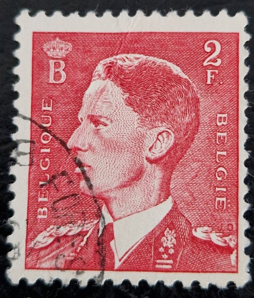 Belgie 1952 - OBP 910 - Koning Boudewijn  GBK, Postzegels en Munten, Koninklijk huis, Frankeerzegel, Ophalen of Verzenden, Gestempeld