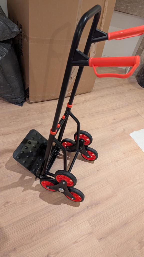 Trolley/steekwagen met trapklimwielen 150kg, Doe-het-zelf en Verbouw, Transportwagens, Ophalen, Steekwagen