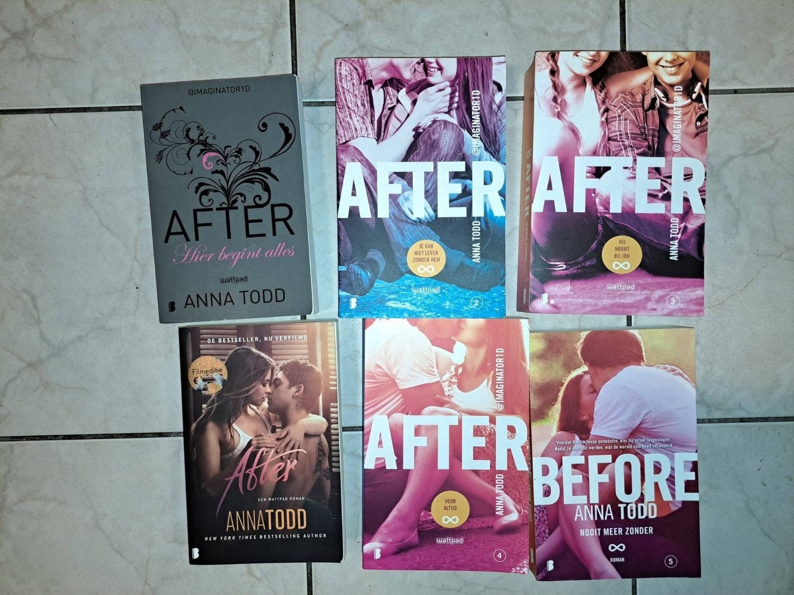 After-serie van Anna Todd (5 boeken), Ophalen of Verzenden, Zo goed als nieuw, Anna Todd