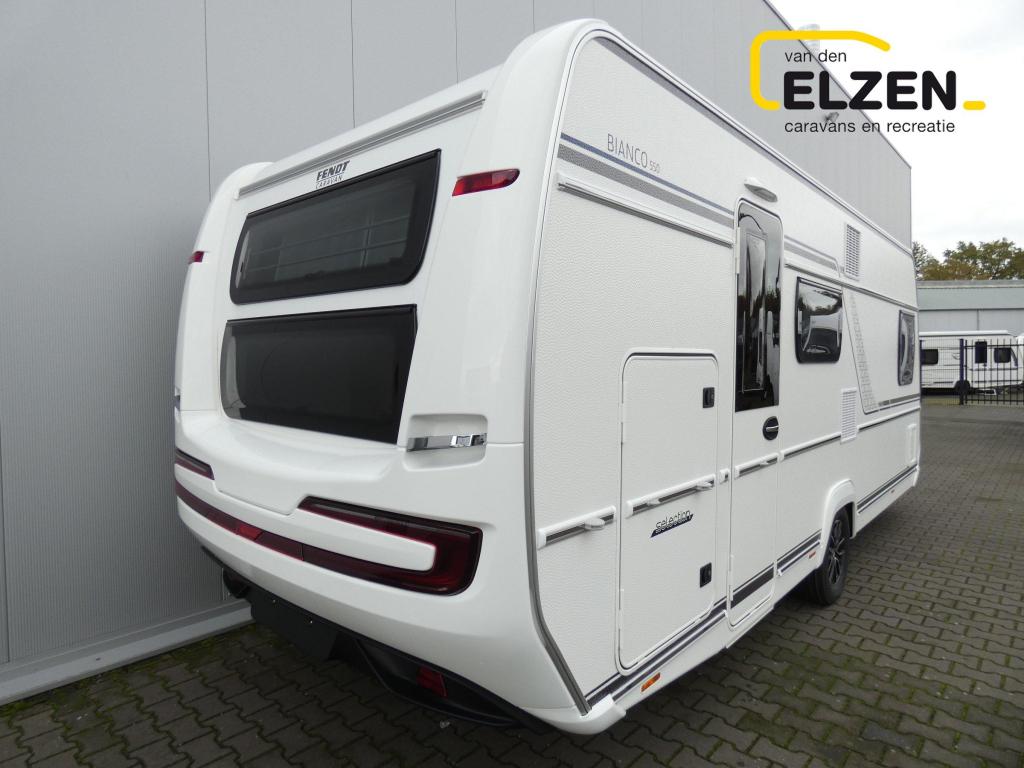 Fendt Bianco Selection 550 SKM actieprijs, incl. opties, Caravans en Kamperen, Caravans, Schokbreker, Bedrijf, Treinzit, Overige typen