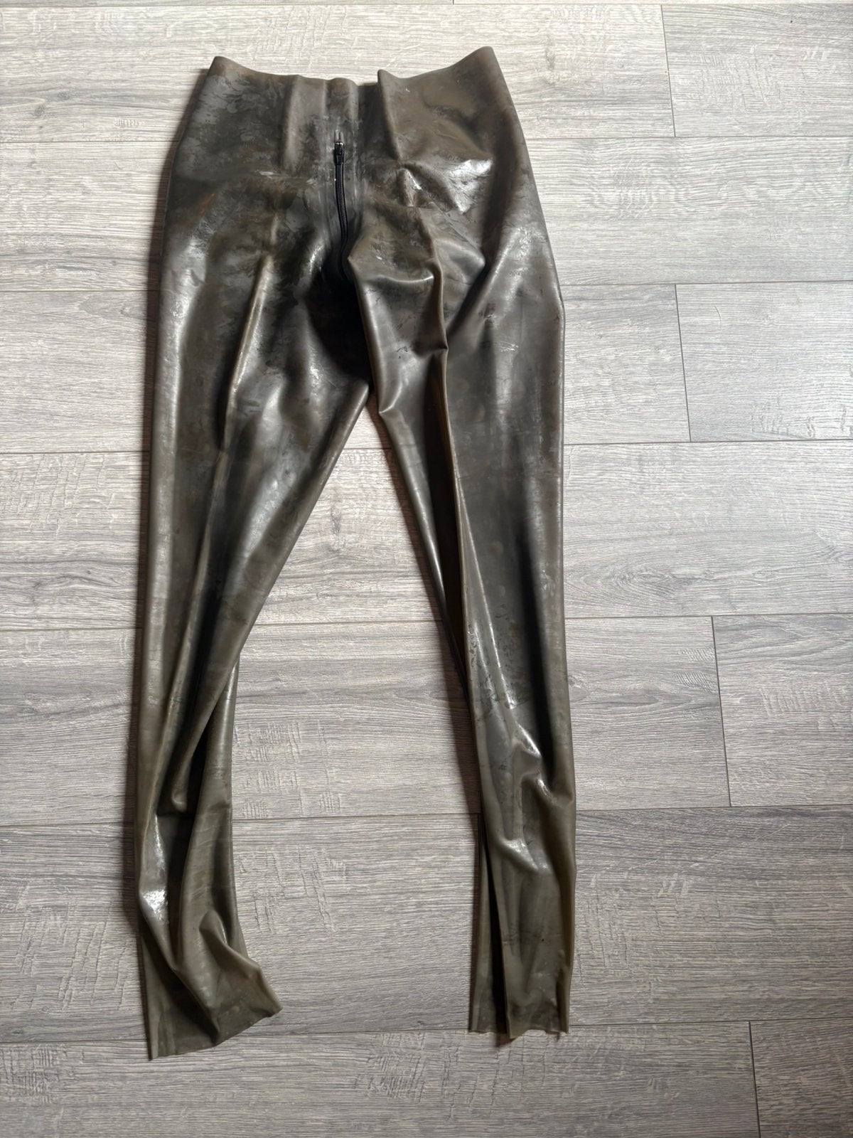 Latex legging + extra’s, Verzenden, Zo goed als nieuw