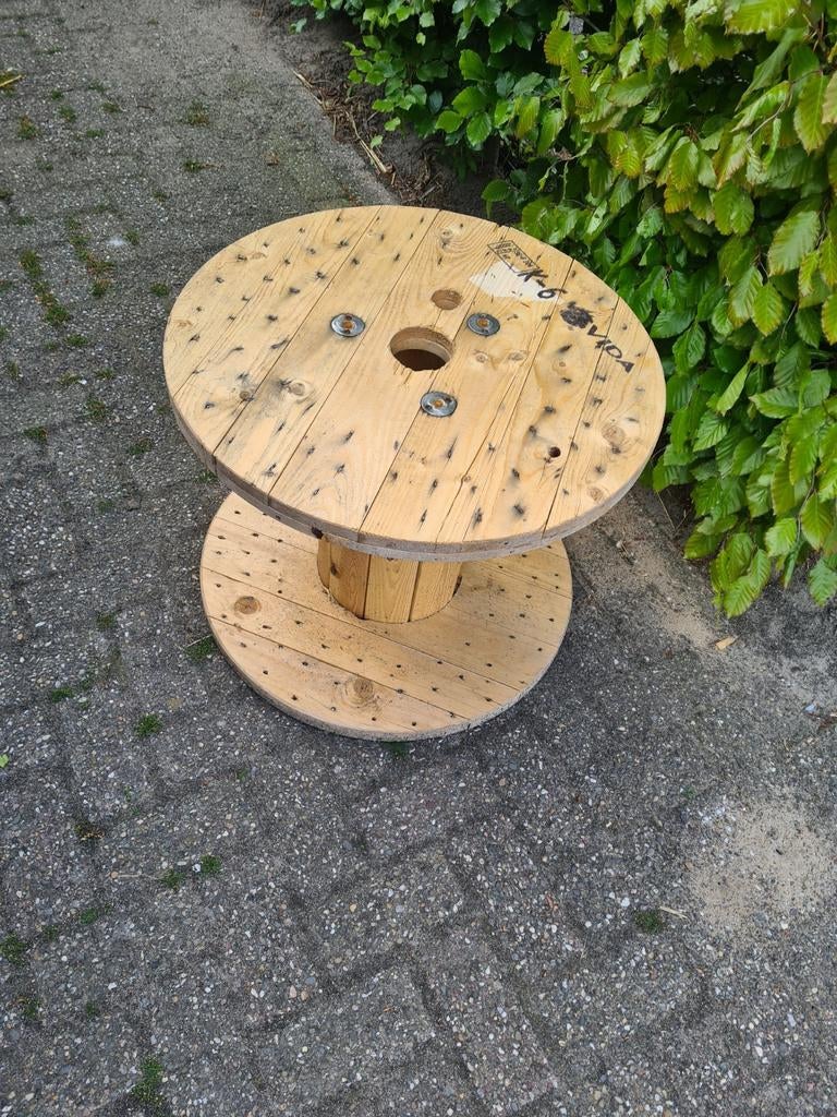 Haspels tuintafel stoer, Tuin en Terras, Ophalen, Gebruikt, Rechthoekig