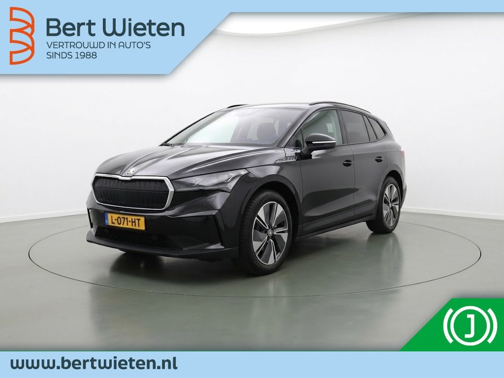 Skoda Enyaq iV 60 | Geen import | Trekhaak | Achteruitrijcam, Automaat, Gebruikt, Zwart, 1865 kg