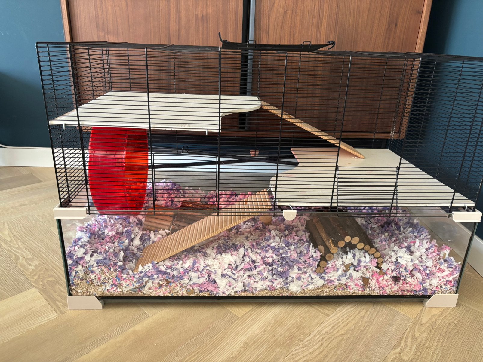 Hamsterkooi 97x49cm, Dieren en Toebehoren, Ophalen, Gebruikt