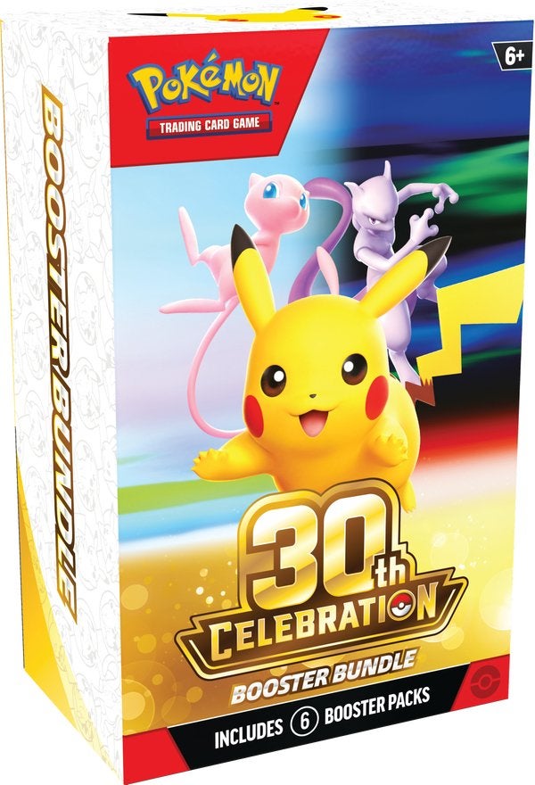 Pokémon TCG 30th Celebration Booster Bundle 6 Booster Packs, Ophalen of Verzenden, Zo goed als nieuw