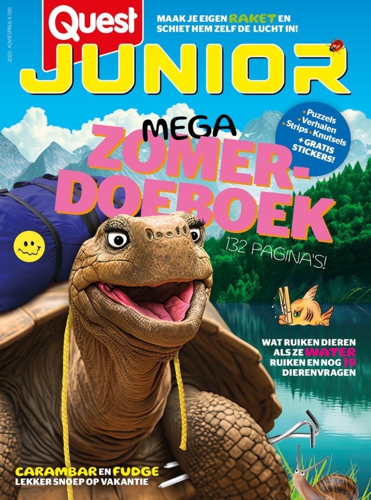 Quest Junior Mega Zomer Doeboek 2023(s7), Verzenden, Nieuw