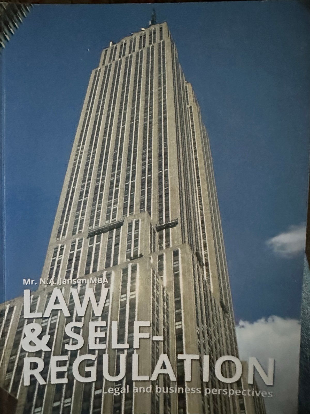 Law & Self-Regulation: Legal and Business Perspectives, Boeken, Ophalen, Alpha, Zo goed als nieuw, HBO