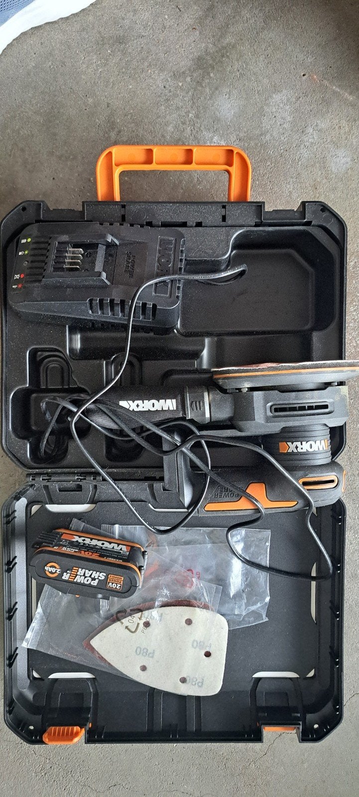 Worx Accu Boormachine, Haakse Slijper en Multitool Set, Ophalen, Gebruikt, Minder dan 400 watt, Overige typen