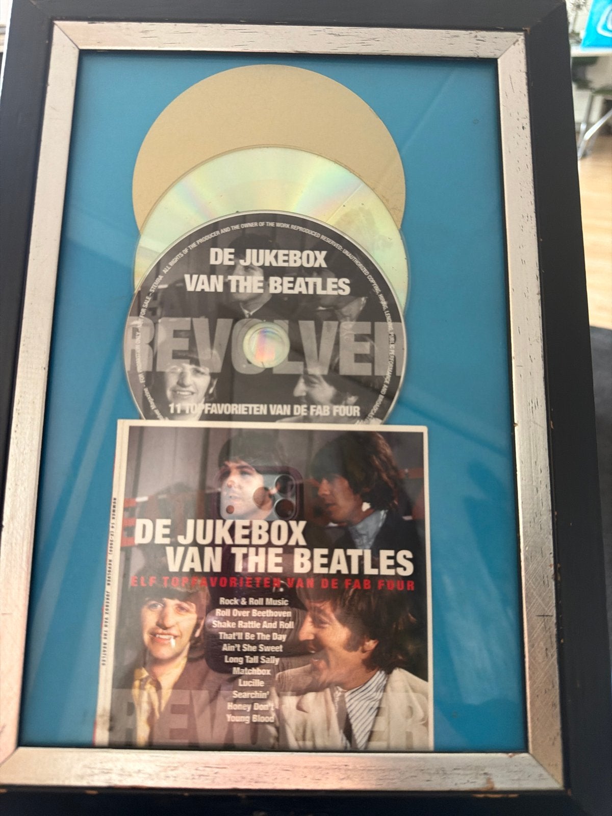 Ingelijste CD: De Jukebox van The Beatles - Revolver, Cd's en Dvd's, Ophalen of Verzenden, Gebruikt, Pop, Album