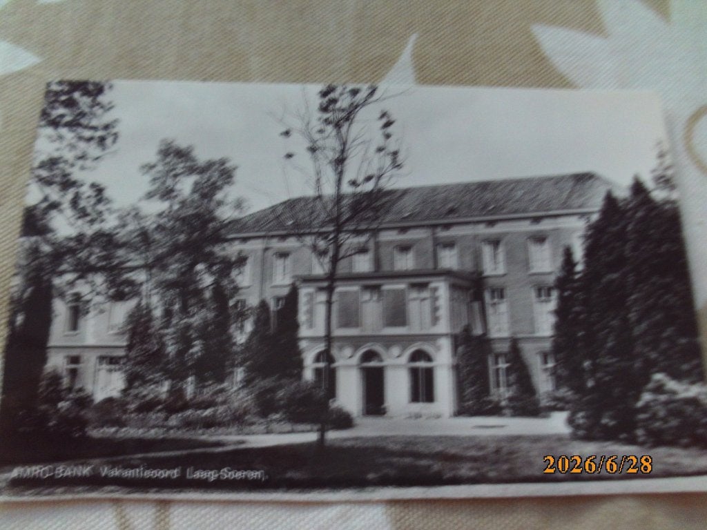 Laag Soeren AMRO BANK Vakantieoord gelopen pz 1968 gaaf, Ophalen of Verzenden, 1960 tot 1980, Gelopen, Gelderland