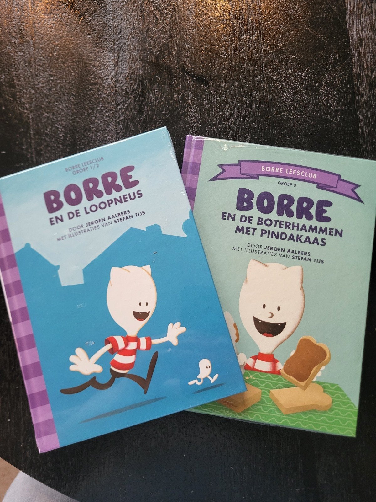 Twee Borre leesclub boekjes: Loopneus en Pindakaas, Boeken, Ophalen of Verzenden, Nieuw, Jeroen Aalbers, Fictie algemeen