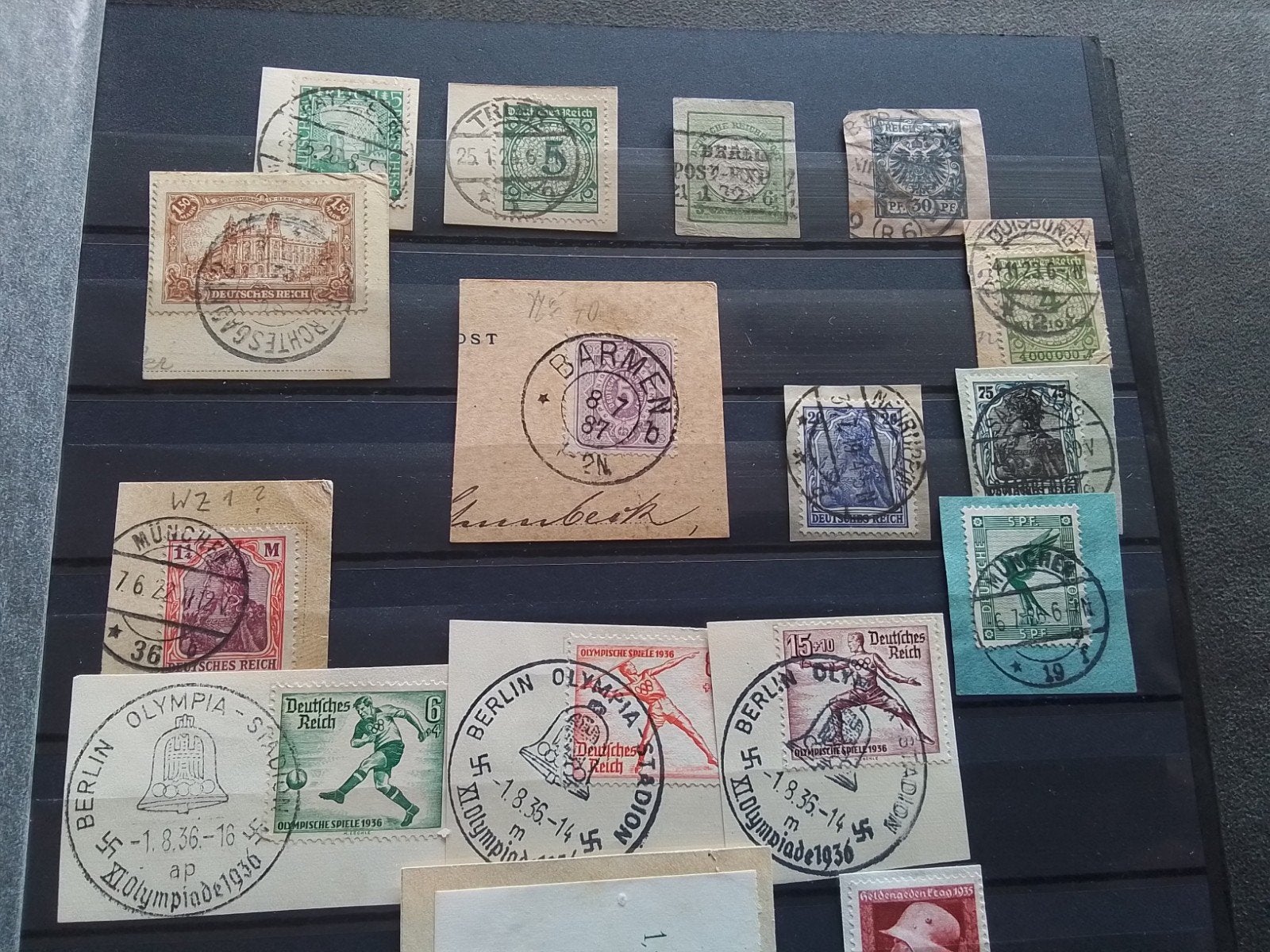 Duitse Rijk stempel verzameling  e.d., Postzegels en Munten, Postzegels | Volle albums en Verzamelingen, Ophalen of Verzenden