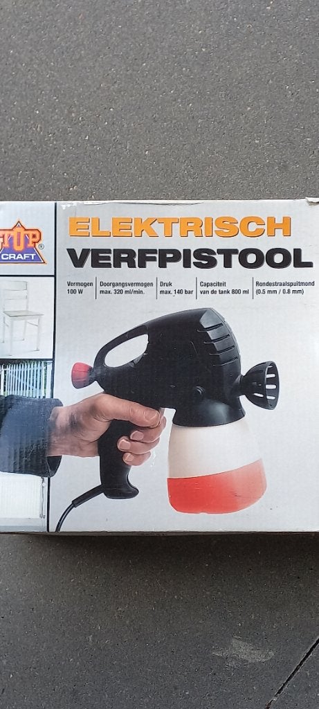 Verfpistool, Doe-het-zelf en Verbouw, Schildersmaterialen, Ophalen of Verzenden, Nieuw, Overige typen