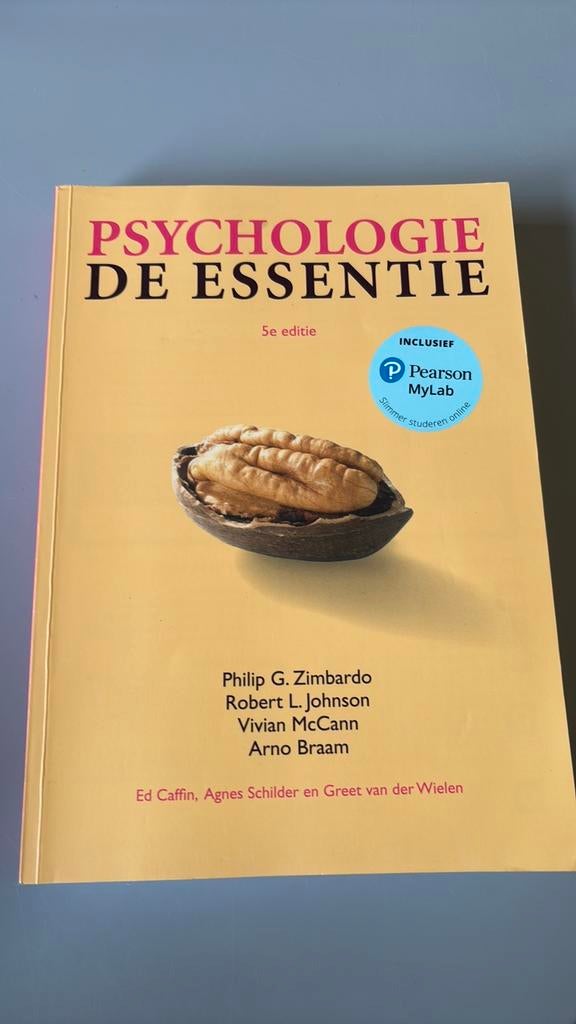 Psychologie De Essentie 5e editie, Boeken, Ophalen of Verzenden, Nieuw, Overige niveaus, Nederlands