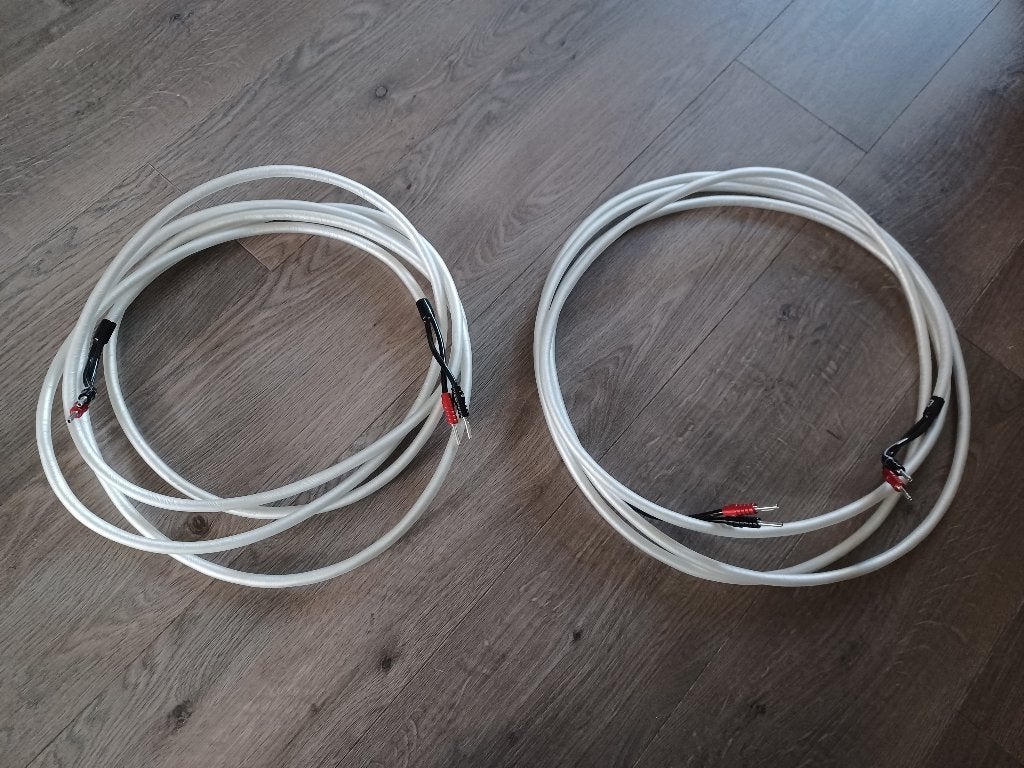 Chord Company Clearway X speaker kabels 2x5 m afgemonteerd, Ophalen of Verzenden, Zo goed als nieuw, 2 tot 5 meter, Luidsprekerkabel