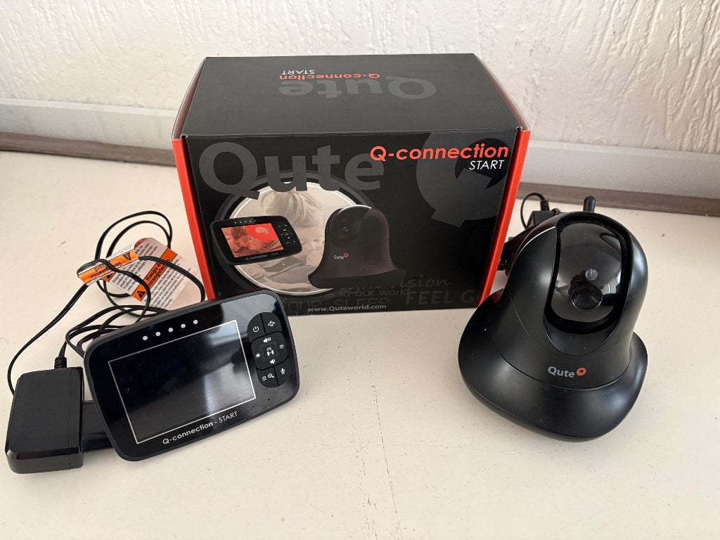 Qute Babyfoon Q-Connection Start, Ophalen, Zo goed als nieuw, 100 tot 250 meter, Camera