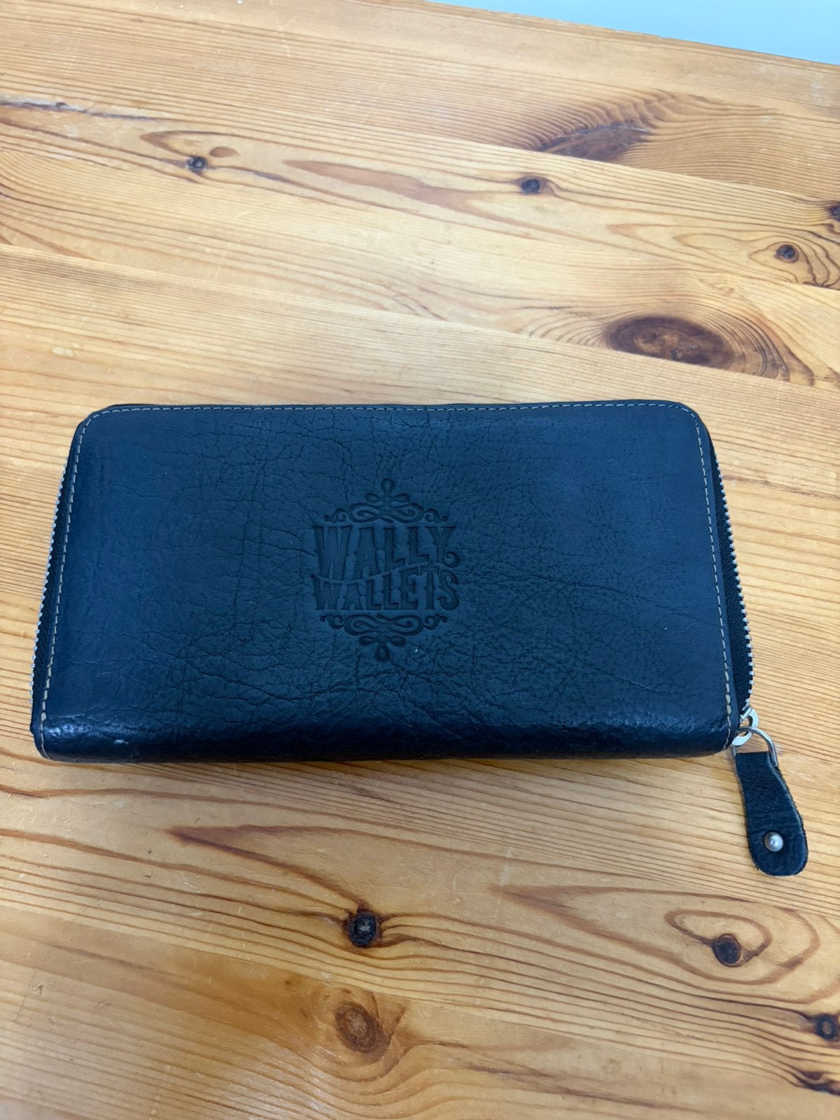 Wally Wallets Zwarte Portemonnee, Ophalen of Verzenden, Zo goed als nieuw, Zwart, Overige merken