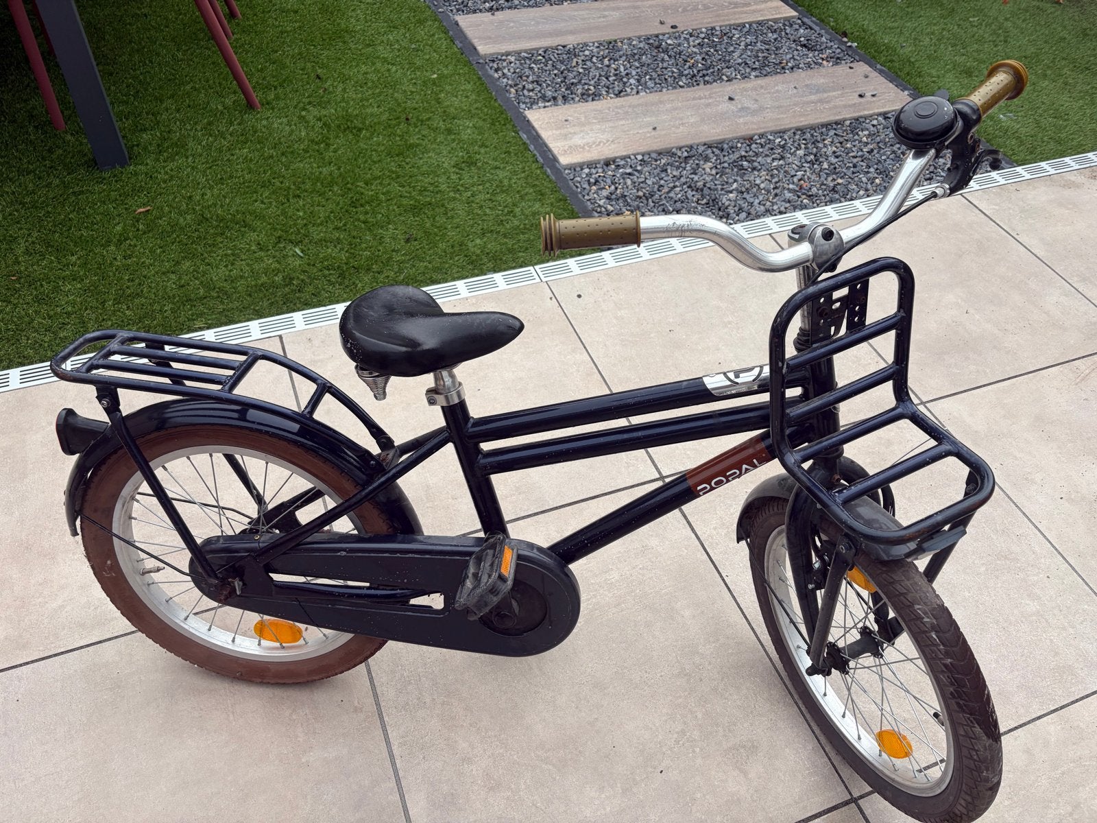 Popal Daily Dutch Basic 19 inch kinderfiets, Ophalen of Verzenden, Gebruikt, Terugtraprem, 16 tot 20 inch