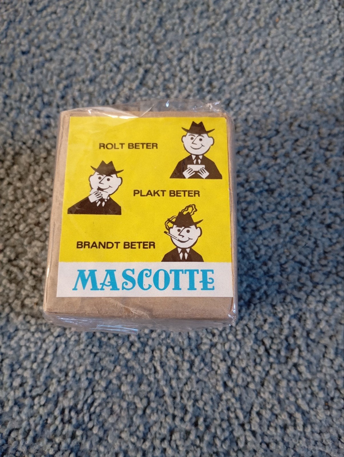 Vintage Mascotte Rolt Brandt Plakt beter Lucifers, Verzamelen, Ophalen of Verzenden