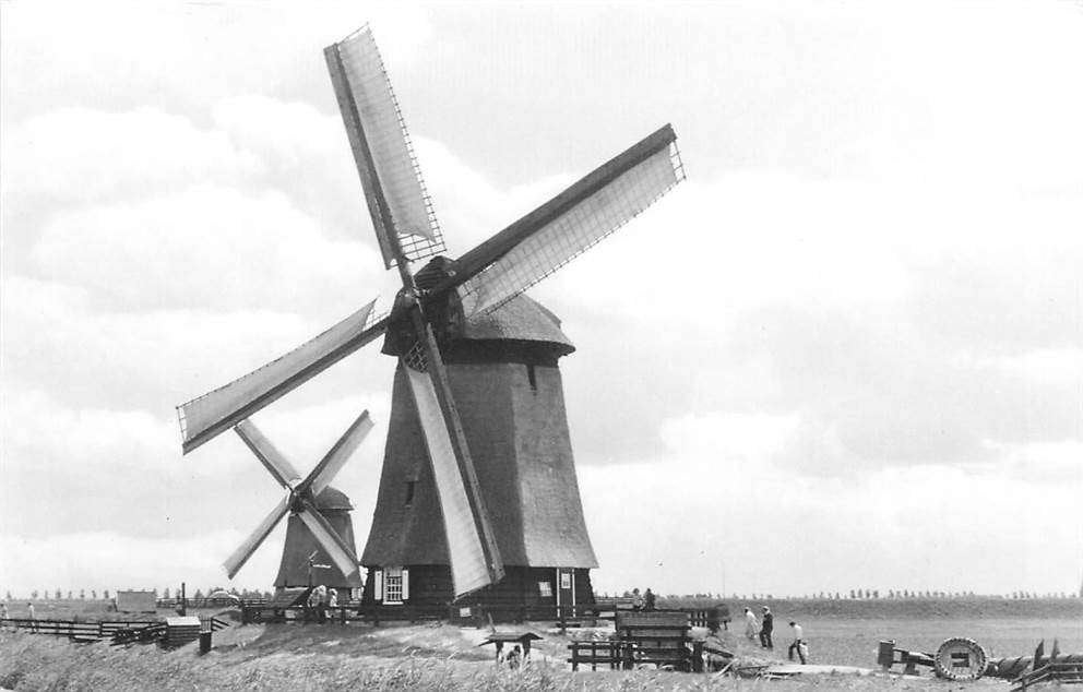 304-245-015 Schermerhorn waterschap de Schermeer middelmolen, Verzenden, Voor 1920, Noord-Holland