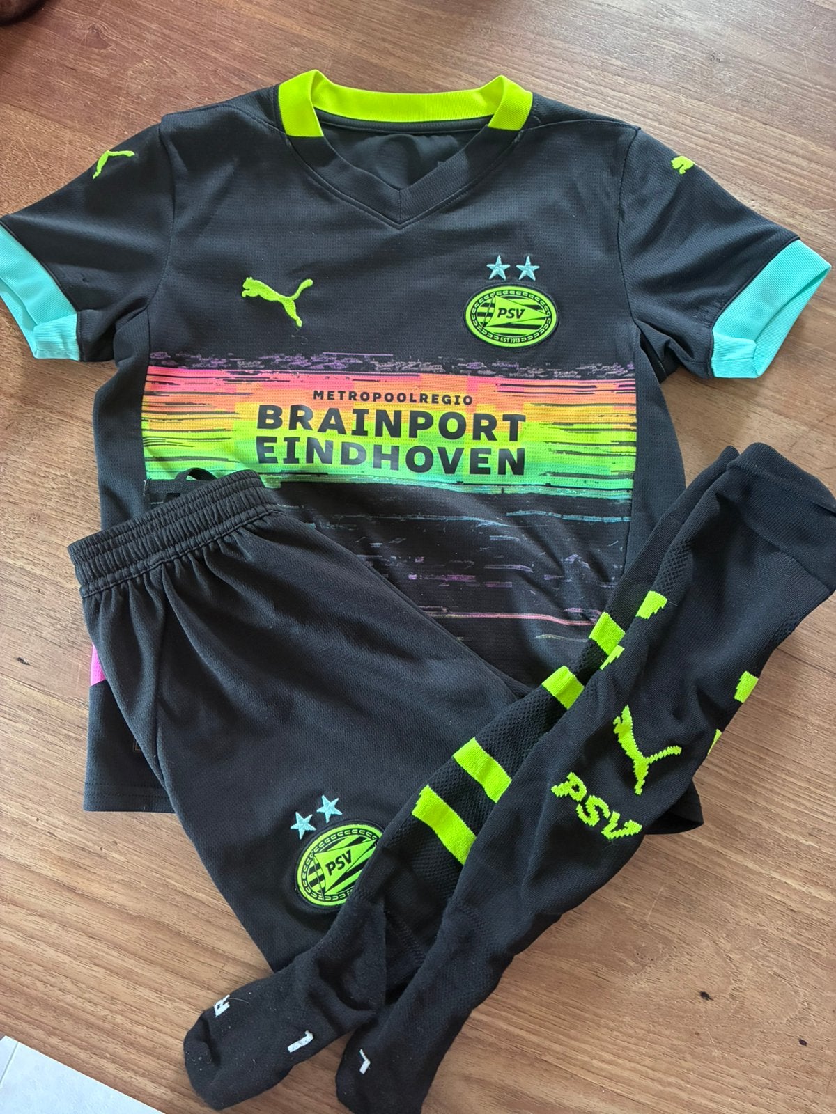 PSV shirt + briek en sokken, Maat XS of kleiner, Ophalen of Verzenden, Zo goed als nieuw, Shirt