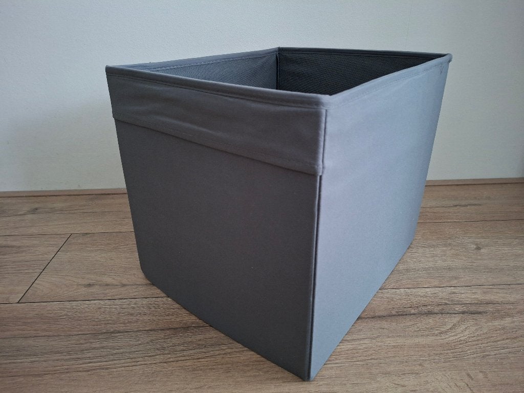 IKEA Dröna stoffen opbergdozen donkergrijs 7x, Huis en Inrichting, Woonaccessoires | Schalen en Manden, Overige materialen, Gebruikt